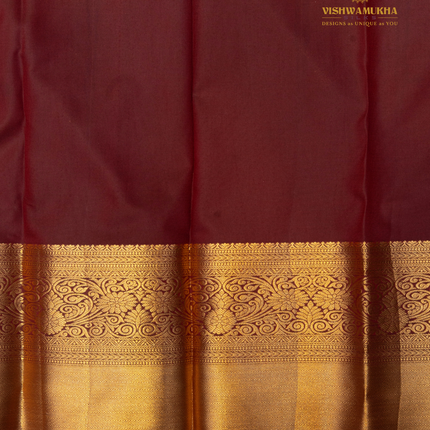 Semi pattu sarees-VSSP54 Maroon
