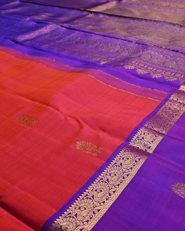 Kanchipuram Silk Saree-VSKP40