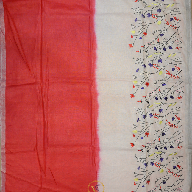 Cotton Linen-VSL22A Pink-red