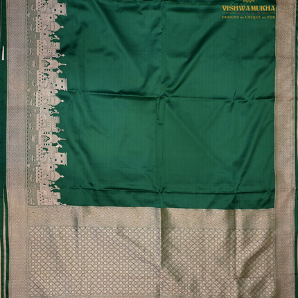 Banaras Mashru-VSBM1C Bottle Green