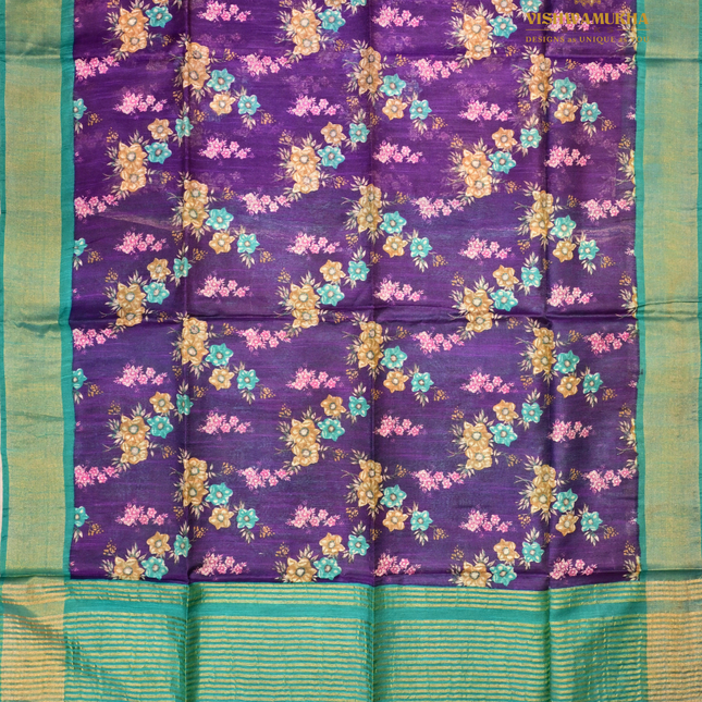 Chanderi Sarees-VSC38D Purple
