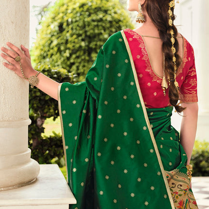 Flax Yellow Banarasi Silk Lehenga