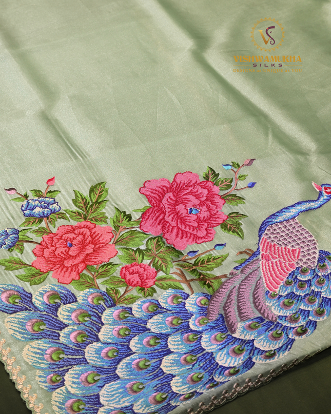 Kora Sarees-VSKS7 Sea Green
