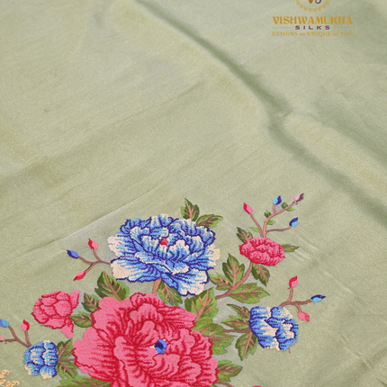 Kora Sarees-VSKS7 Sea Green