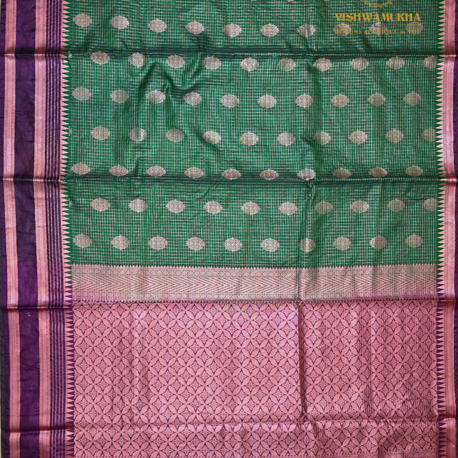 Semi Soft Pattu-VSSP49B Green