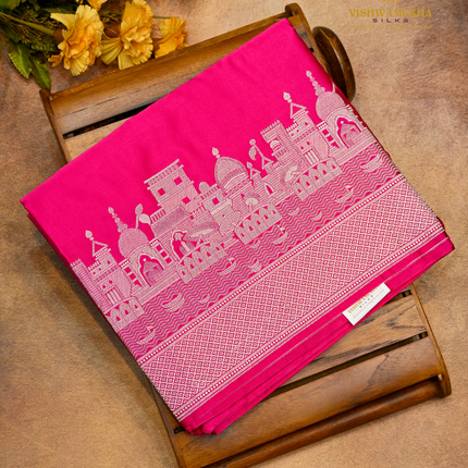 Banaras Mashru-VSBM1D rani pink
