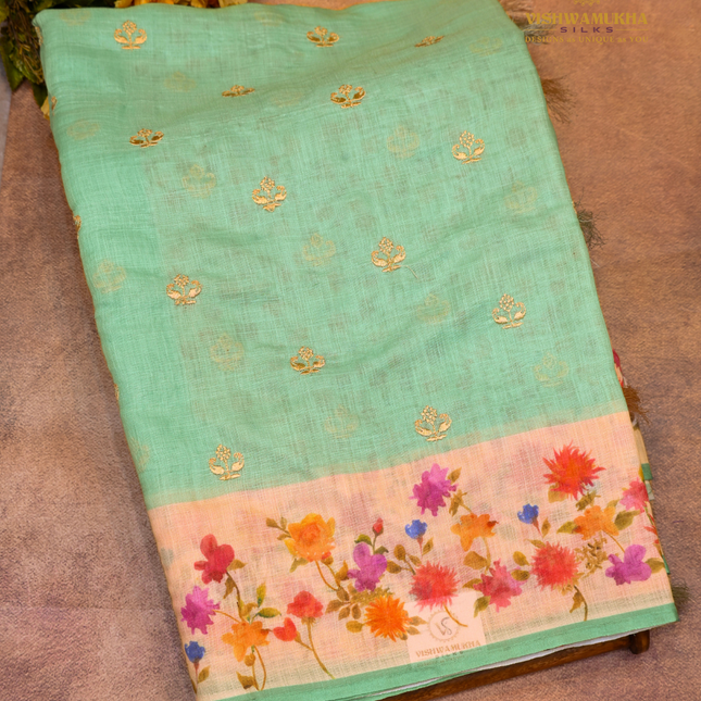 Linen Cotton-VSL28A Sea Green