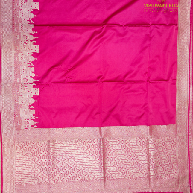 Banaras Mashru-VSBM1D rani pink