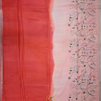 Cotton Linen-VSL22C Half white-Brick red
