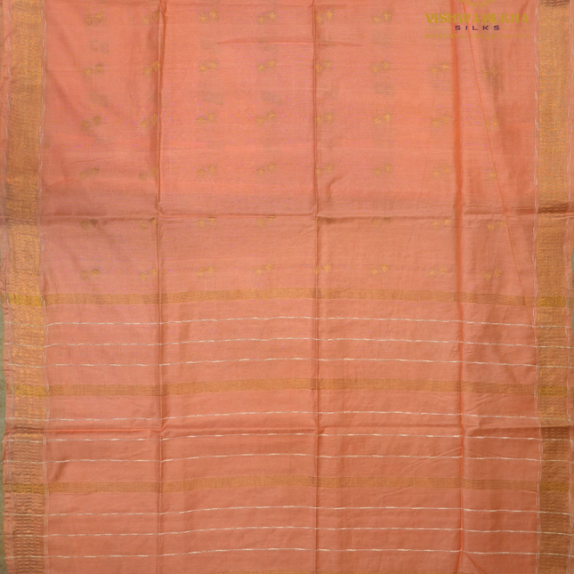 Chanderi Cotton-VSC52B Peach