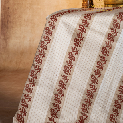 Linen Sarees-VSL04 Maroon