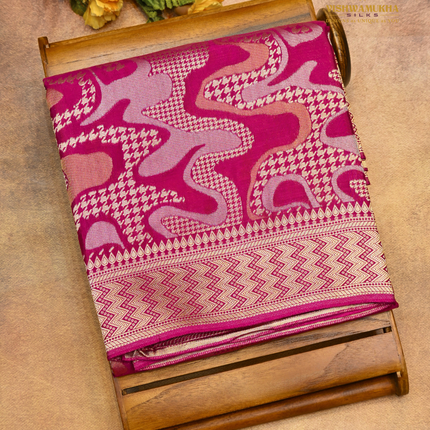 Georgette Fancy-VSGF10C Magenta