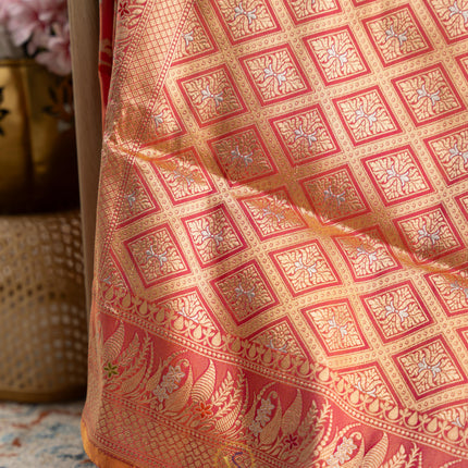 Pure Banarasi Katan Silk-VSPBS12