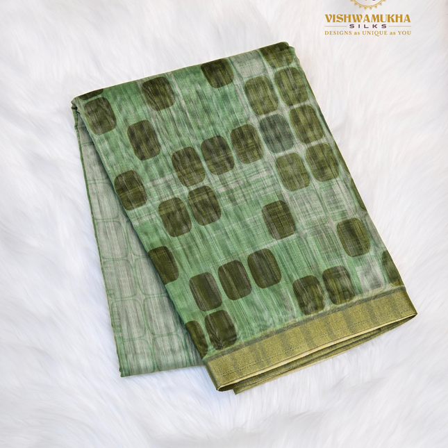 Linen Silk-VSL23A Green