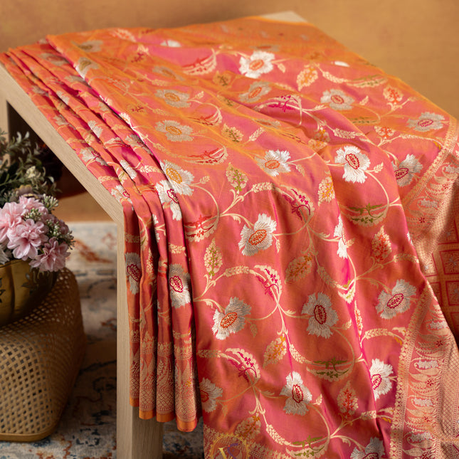 Pure Banarasi Katan Silk-VSPBS12