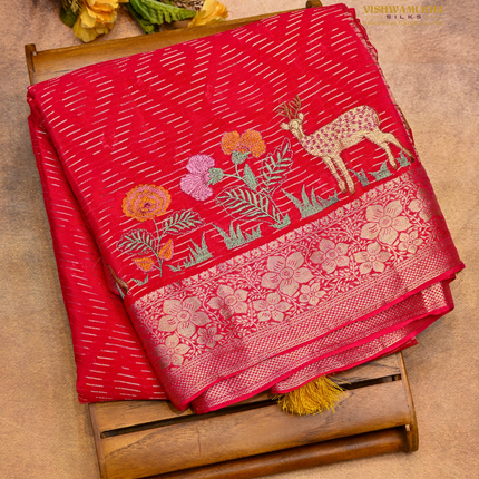 Dola Silk-VSD3A rani pink