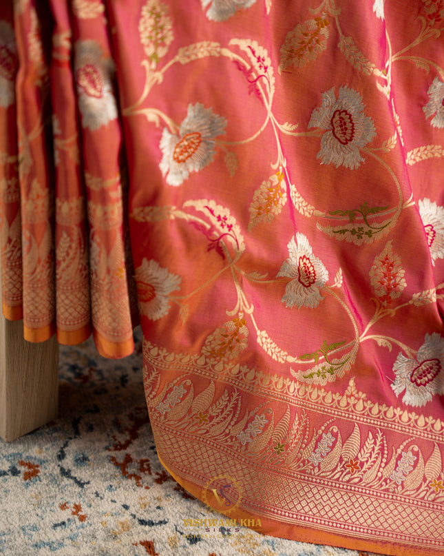 Pure Banarasi Katan Silk-VSPBS12