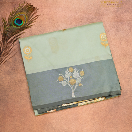Semi Soft Silk-VSSP46A Pista green