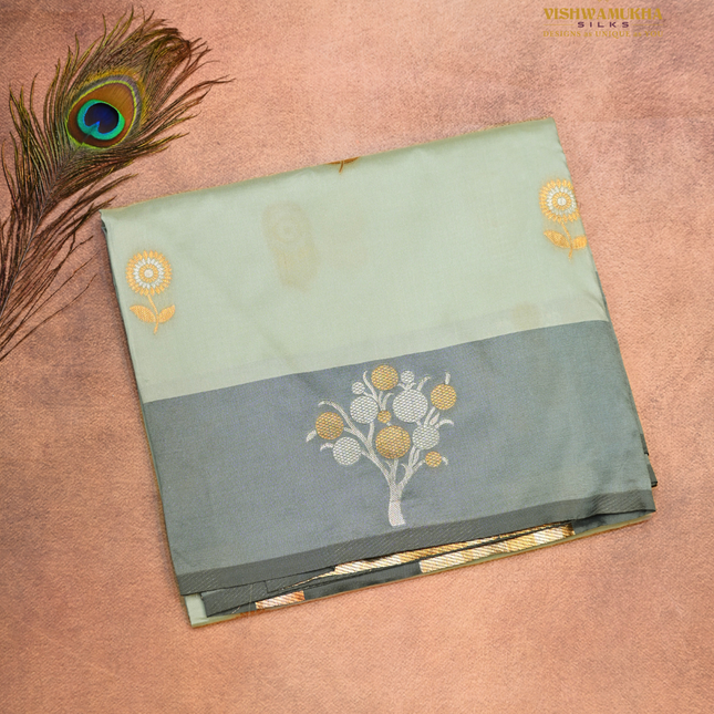 Semi Soft Silk-VSSP46A Pista green