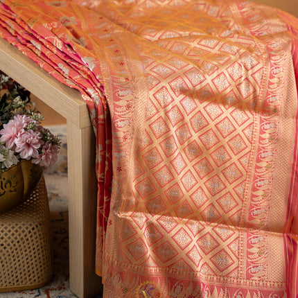 Pure Banarasi Katan Silk-VSPBS12