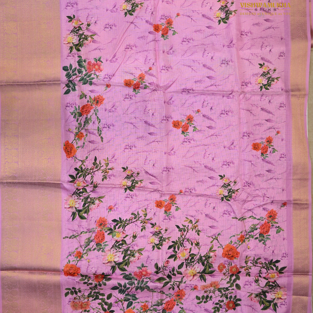 Silk Kota Sarees-VSSK2 Pink