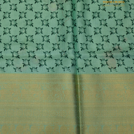 Silk Kota Sarees-VSSK2A Pista Green