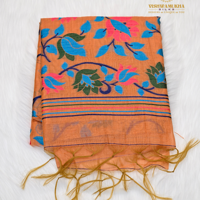Jamdhani Cotton-VSJC6 Orange