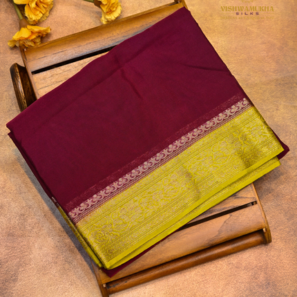 Georgette Fancy-VSGF11G Maroon