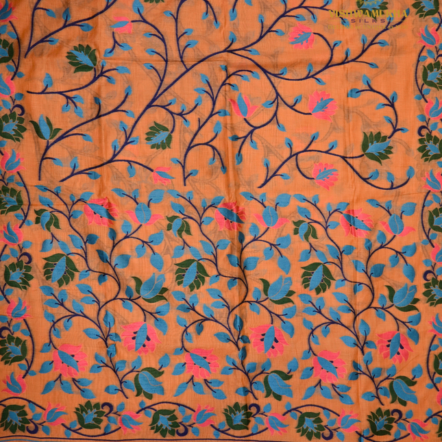 Jamdhani Cotton-VSJC6 Orange