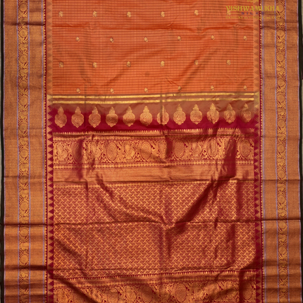 Semi Gadwal Sarees-VSGSP1C