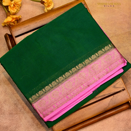Georgette Fancy-VSGF11F Bottle green