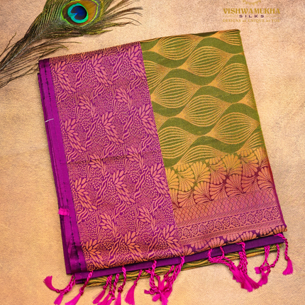 Semi Soft Pattu-VSSP50 Mehandigreen