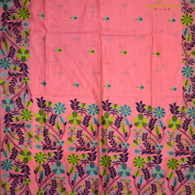 Jamdhani Cotton-VSJC7 Pink