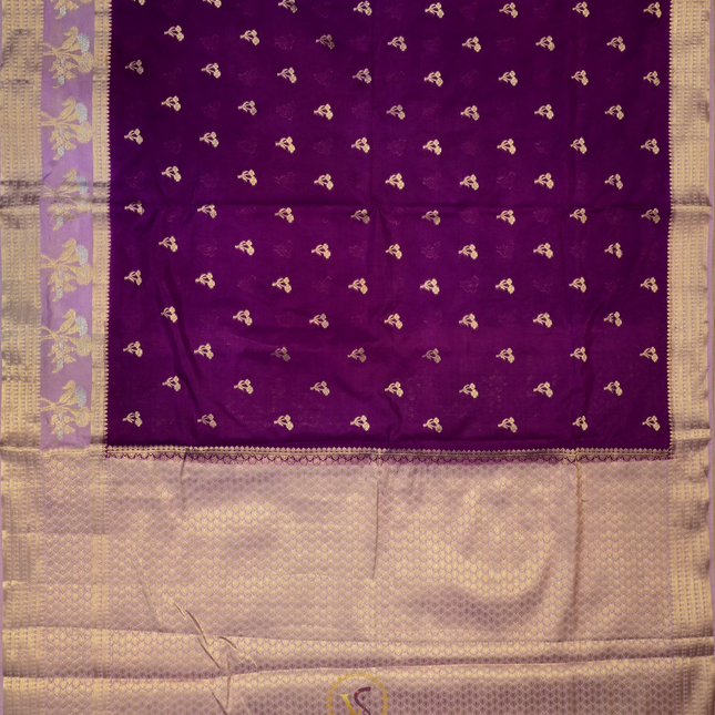 Chanderi Sarees-VSC37B Purple