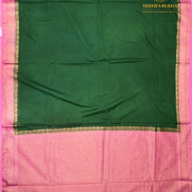 Georgette Fancy-VSGF11F Bottle green
