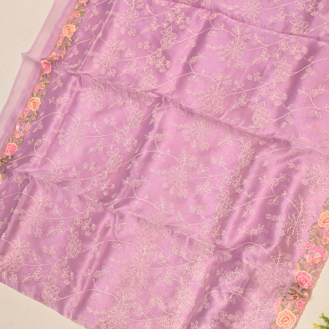 Glass Organza Sarees-VSOFO10