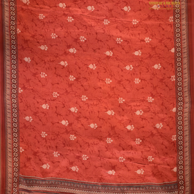 Crepe Sarees-VSCRP7A Peach