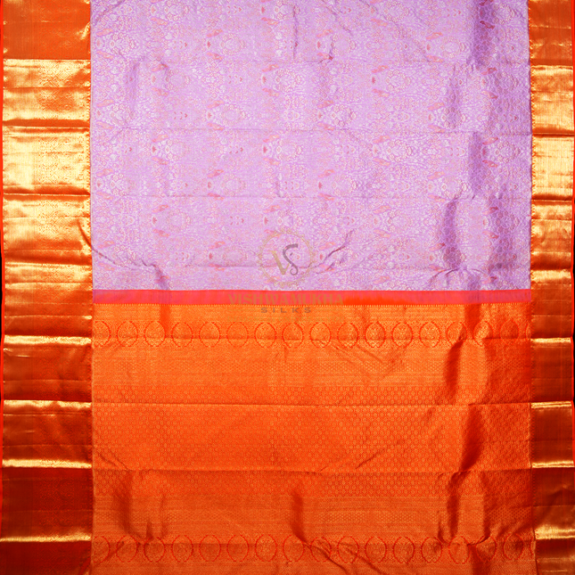 Light Purple Kanchipuram Silk Sarees