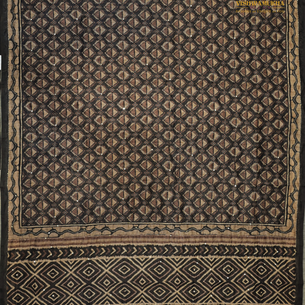 Chanderi Saree-VSC50 Brown