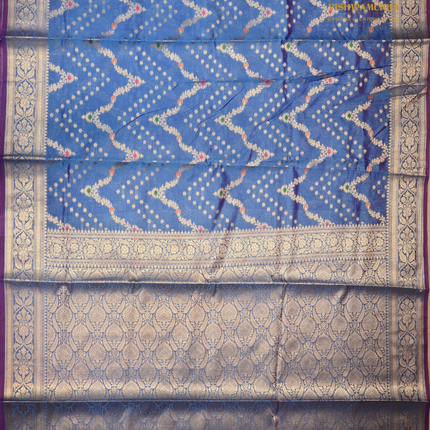 Banaras Soft Silk-VSBS3C Blue