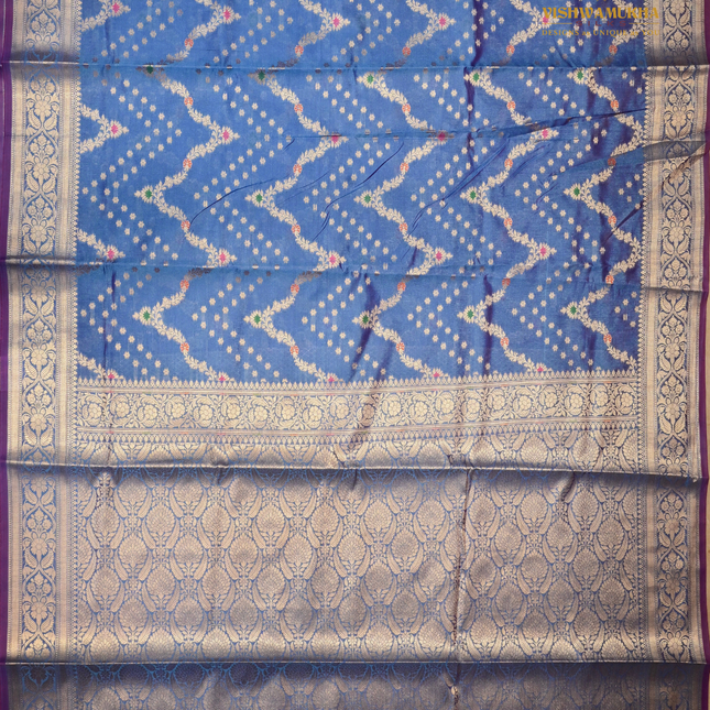 Banaras Soft Silk-VSBS3C Blue