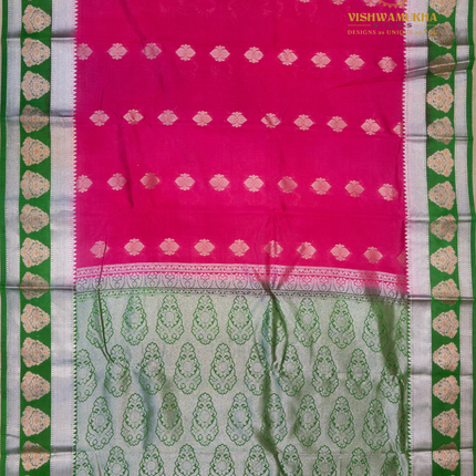 Semi Soft Pattu-VSSP48G Rani pink