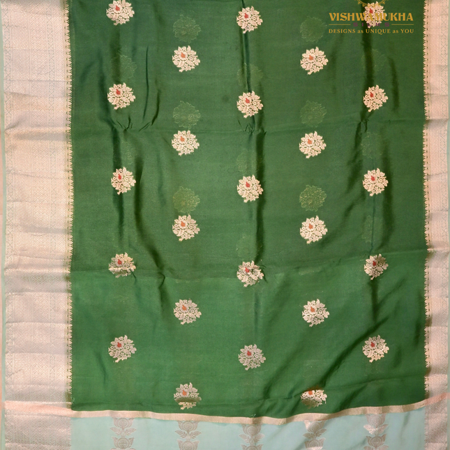 Chanderi Sarees-VSC35 (A) Green