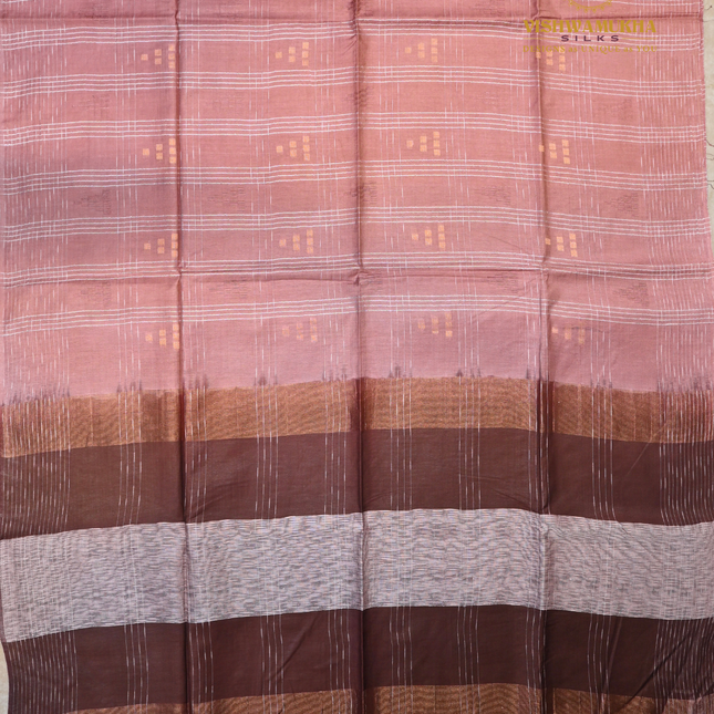 Chanderi Saree-VSC14 Peach