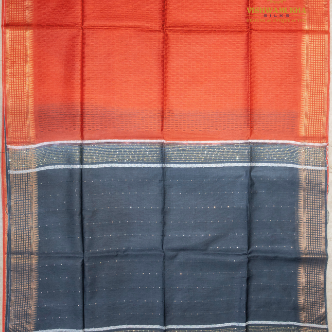 Chanderi Saree-VSC22 Red
