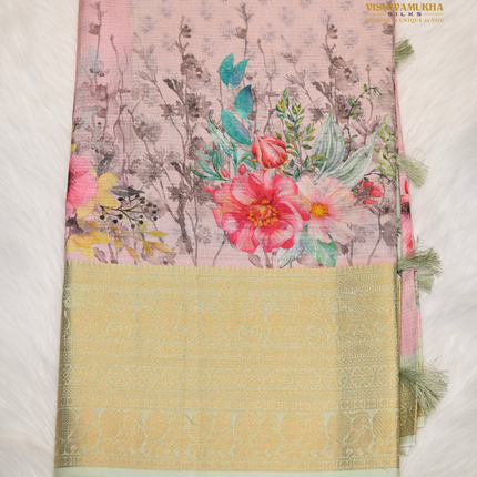 Silk Kota Sarees-VSSK2D pink
