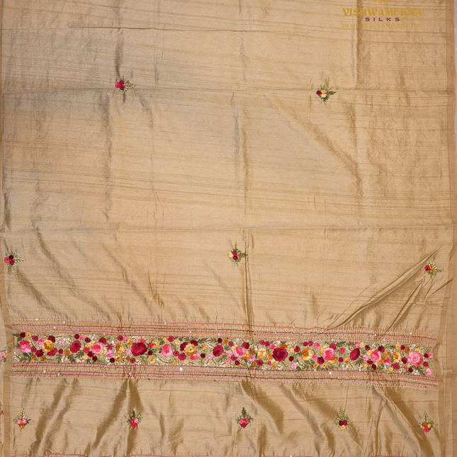 Semi Tussar-VSST8 Beige
