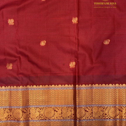 Semi Gadwal Sarees-VSGSP1 yellow