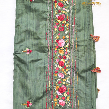 Semi Tussar-VSST8A Green
