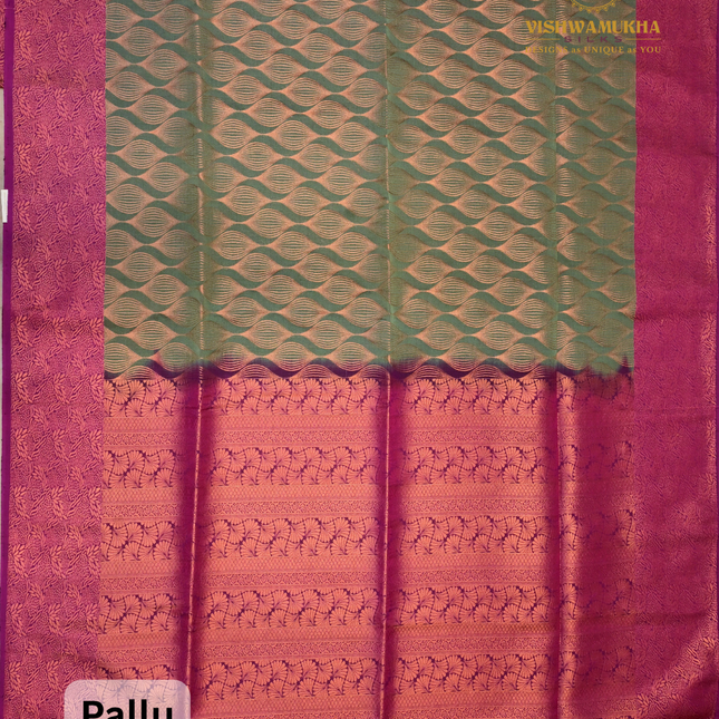 Semi Soft Pattu-VSSP50C Olive